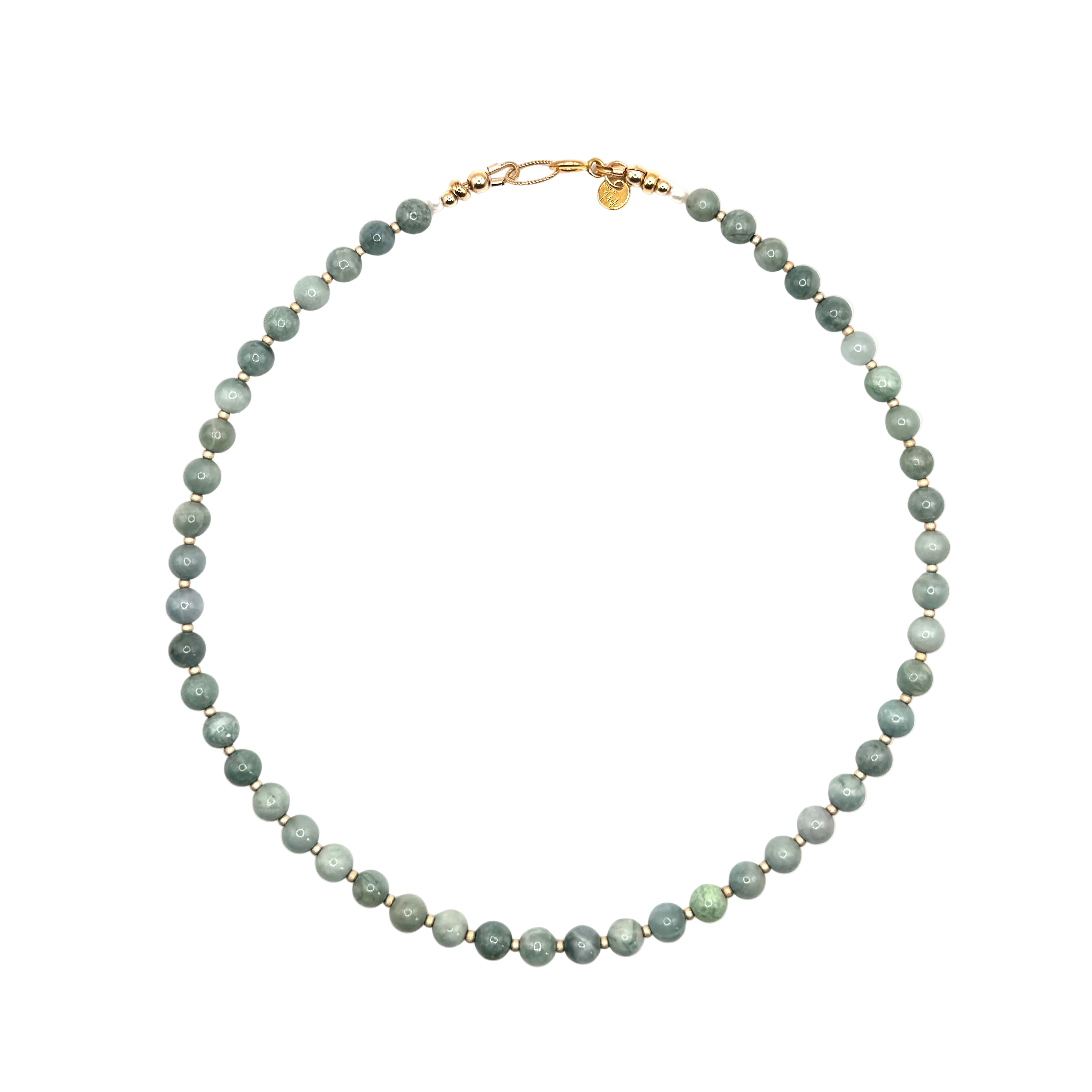 birmaanse jade & goldfilled