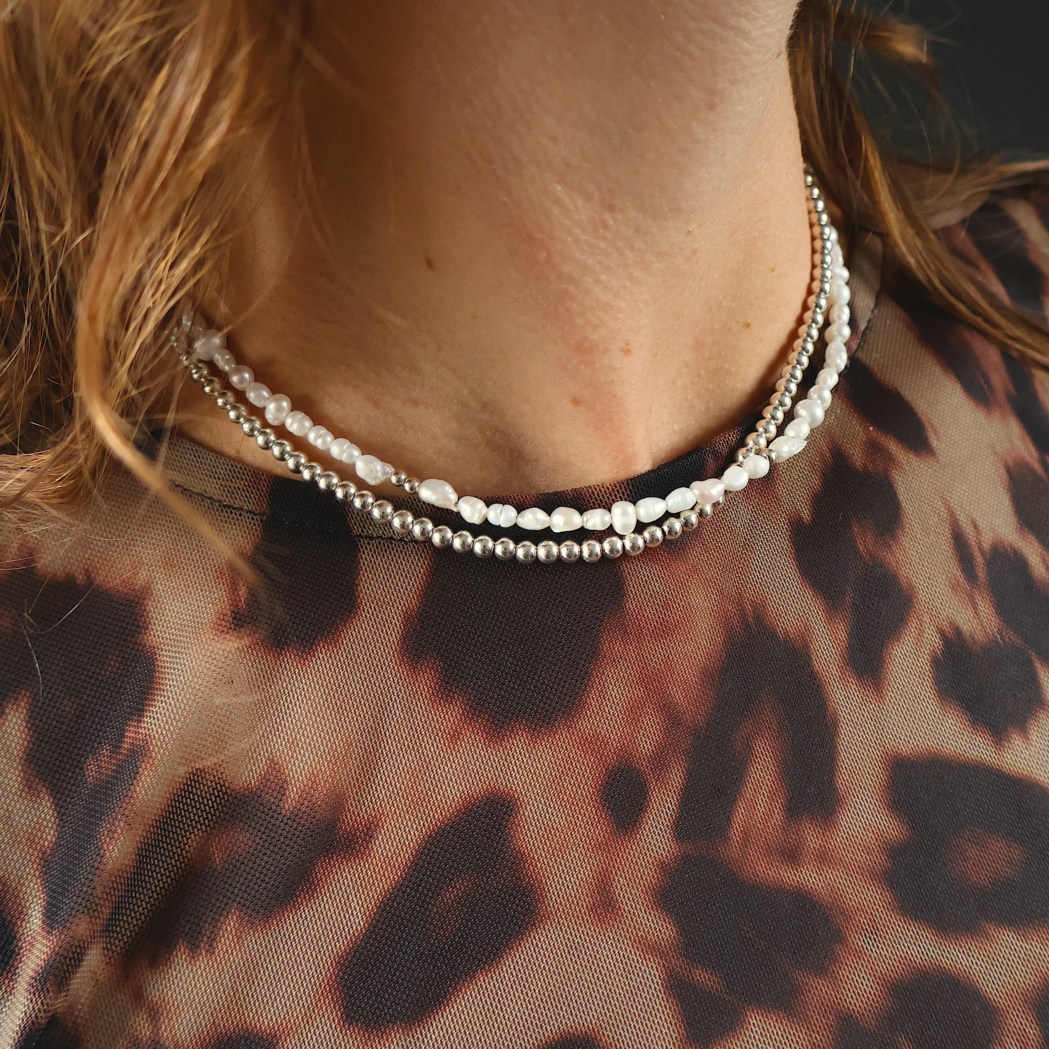 basic ketting sterling zilver 4mm