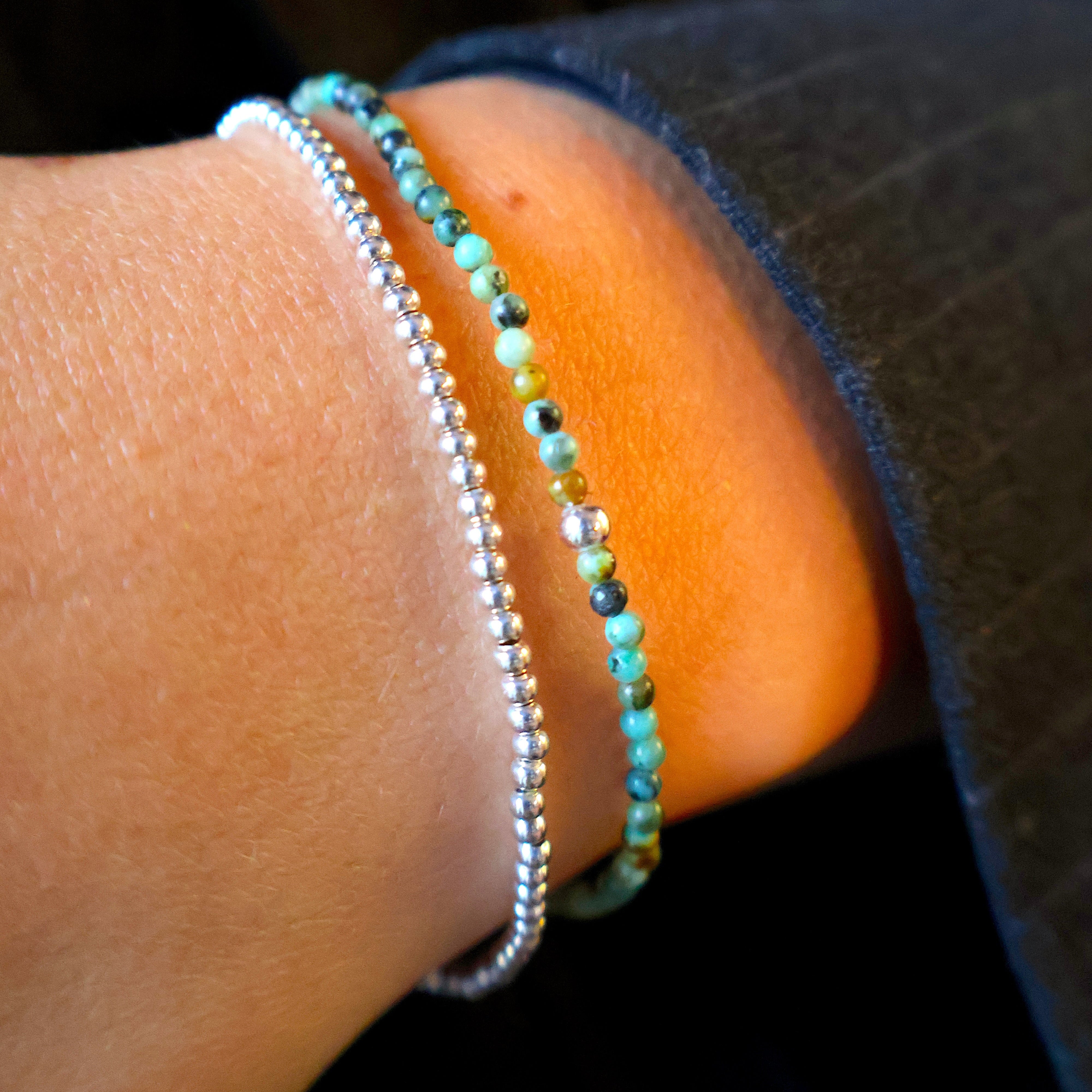 basic armband van sterling zilver 2mm