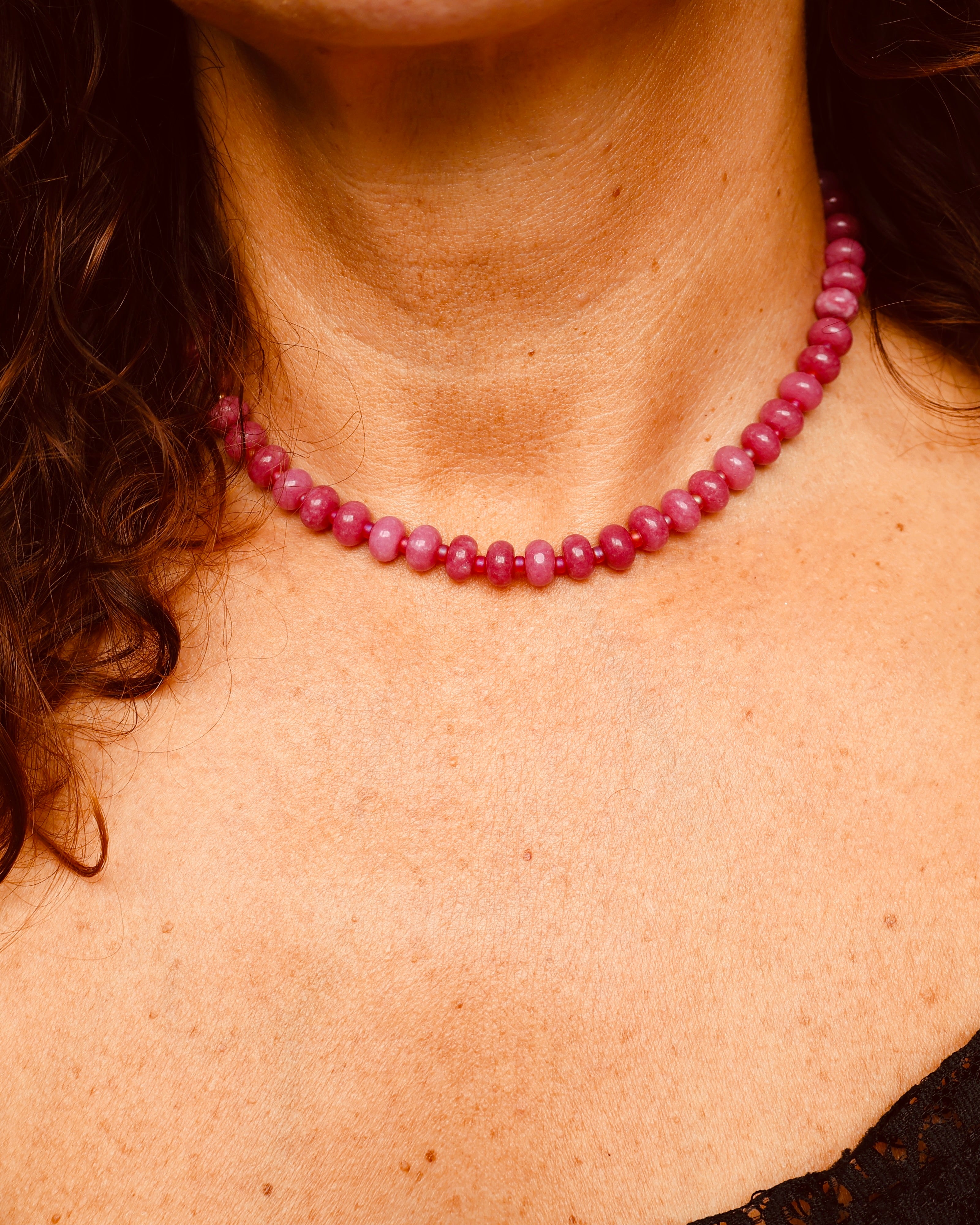 roze jade & goldfilled