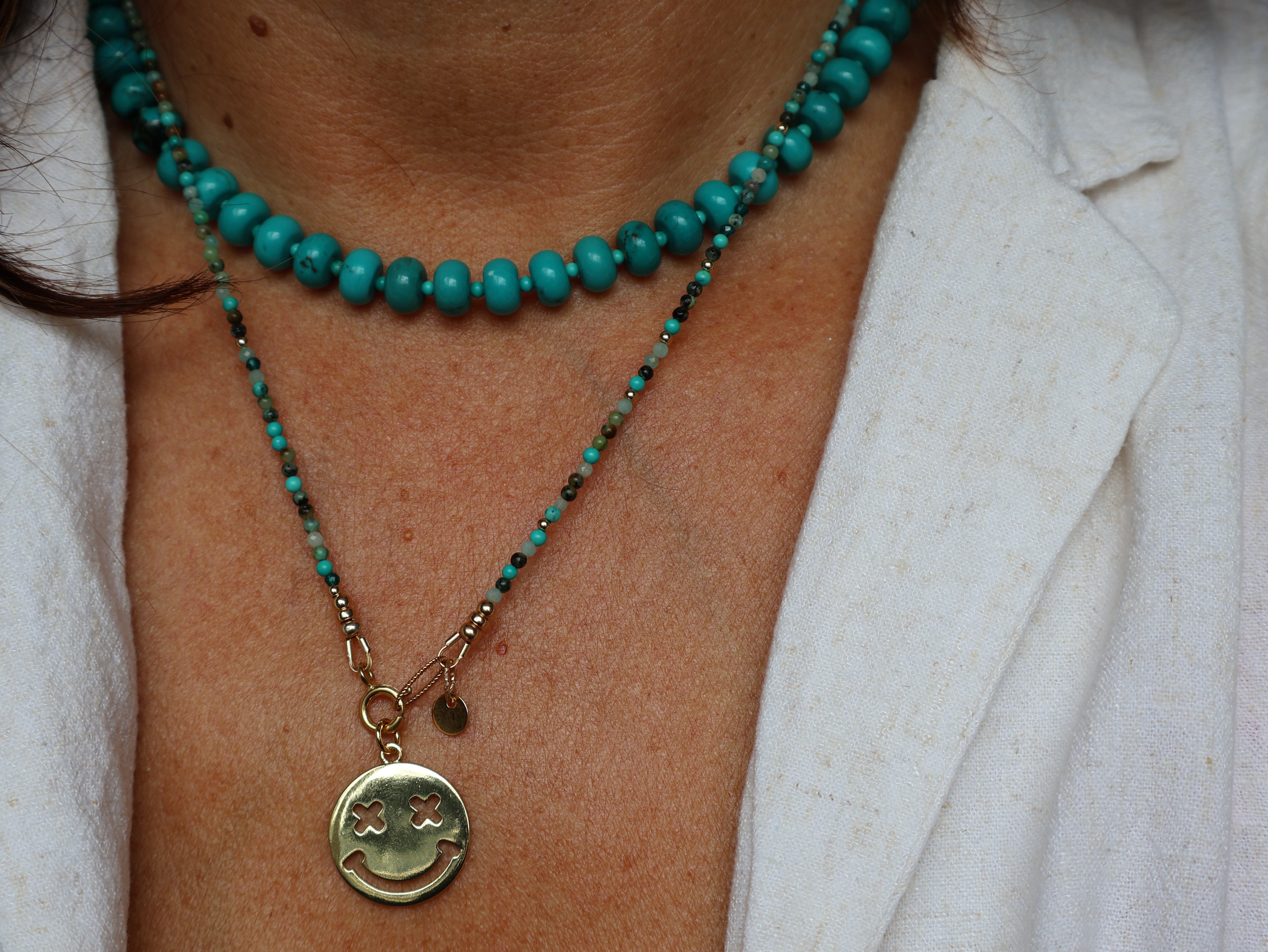 turkoois, Afrikaans turkoois & goldilled