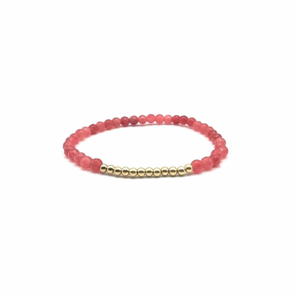 roze jade & goldfilled
