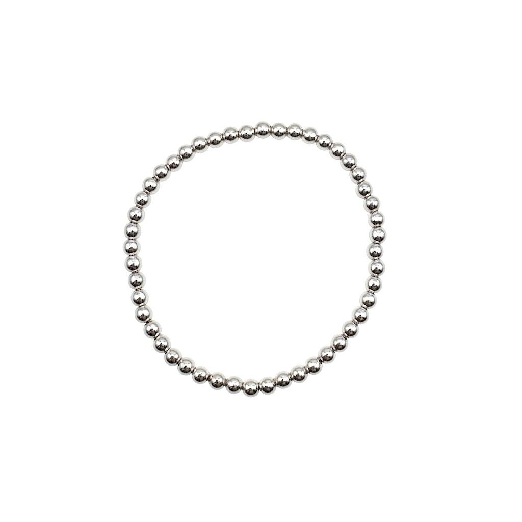 basic armbandje sterling zilver 4mm