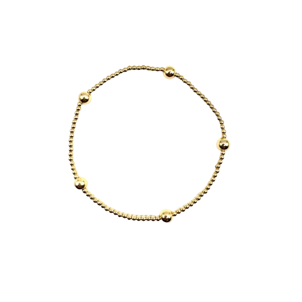 basic  goldfilled 2 en 5mm kralen