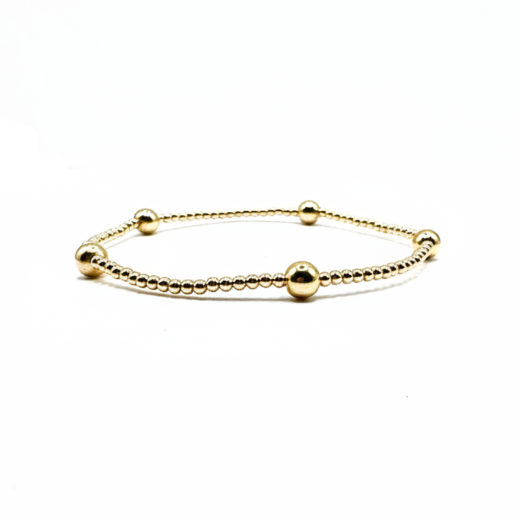 basic  goldfilled 2 en 5mm kralen