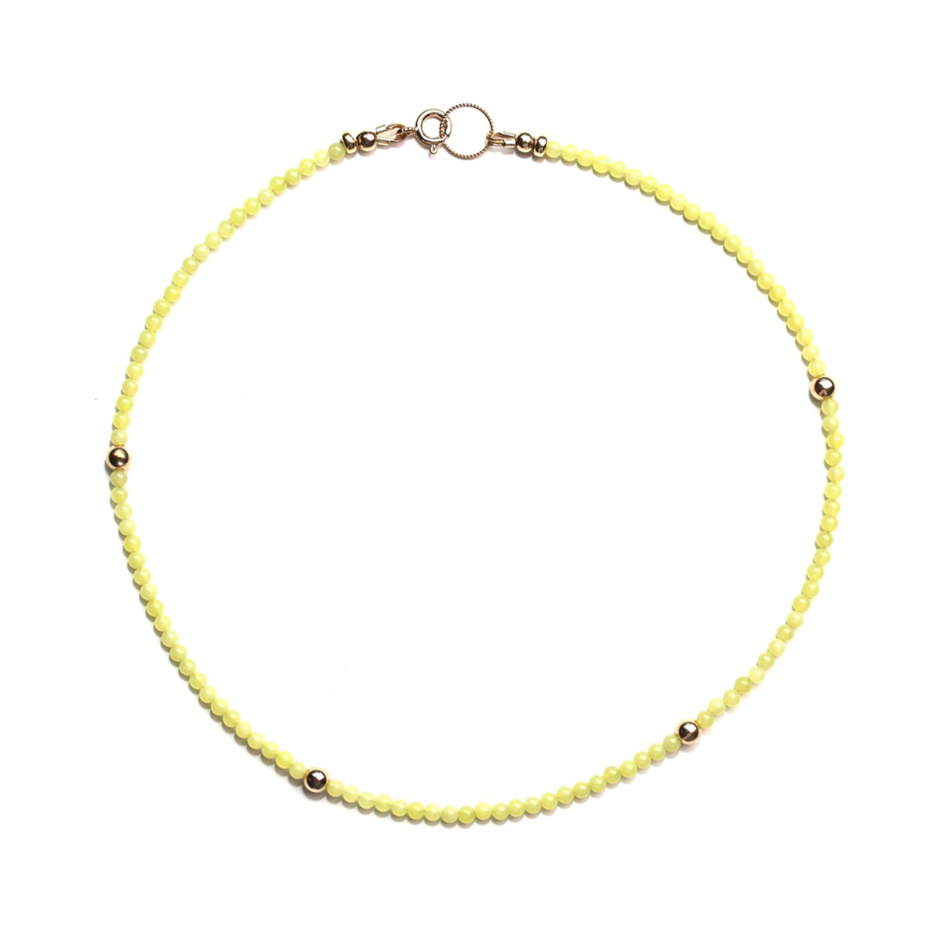 gele peridot &  goldfilled