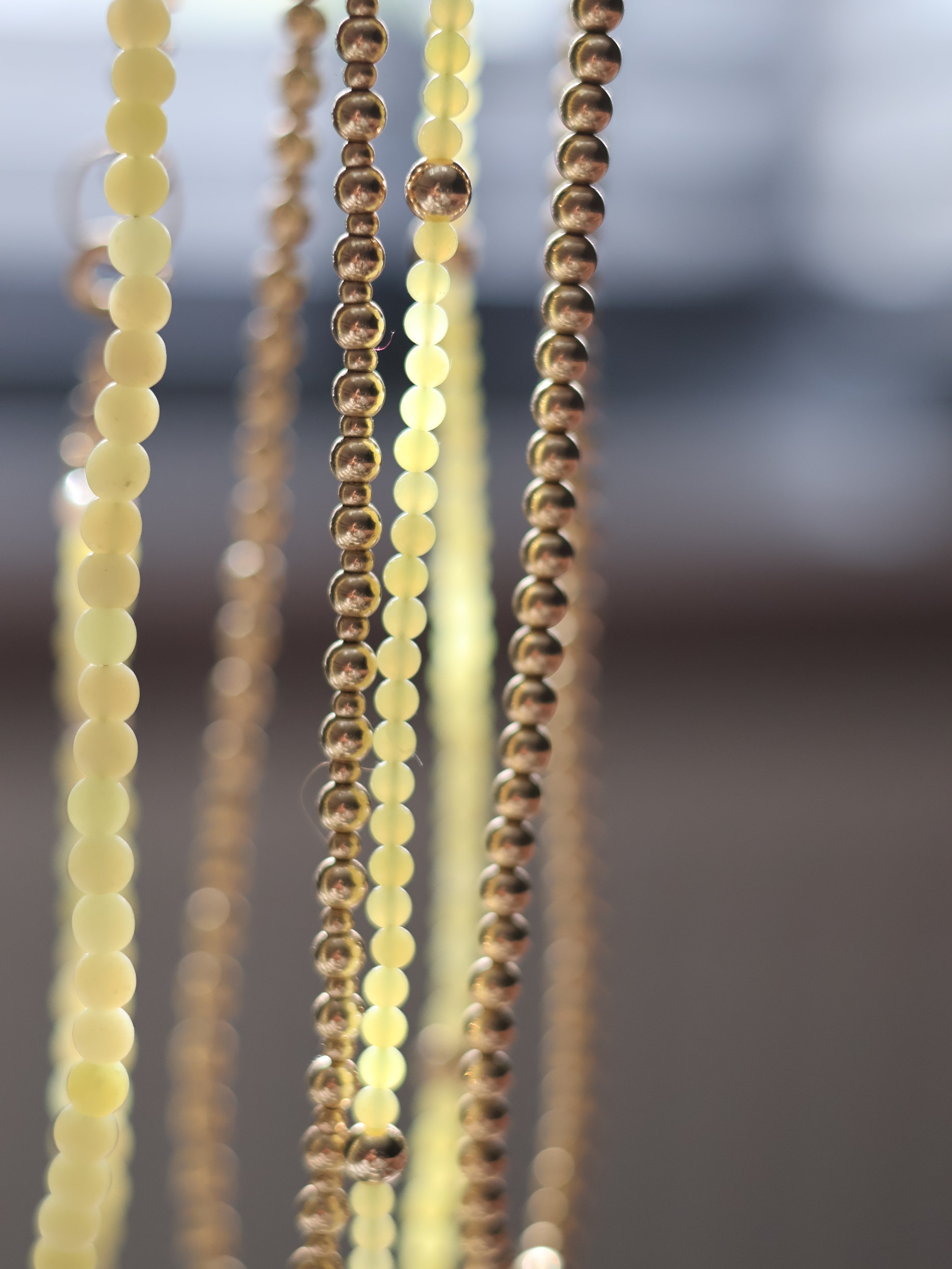 gele peridot &  goldfilled