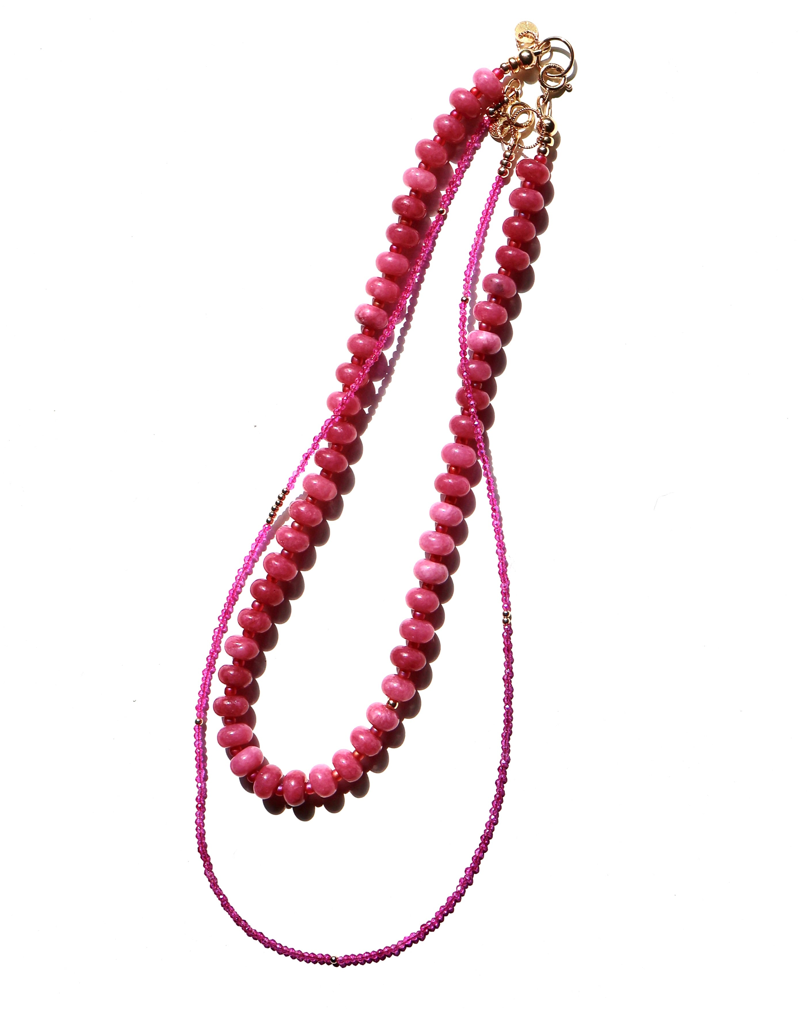 roze jade & goldfilled