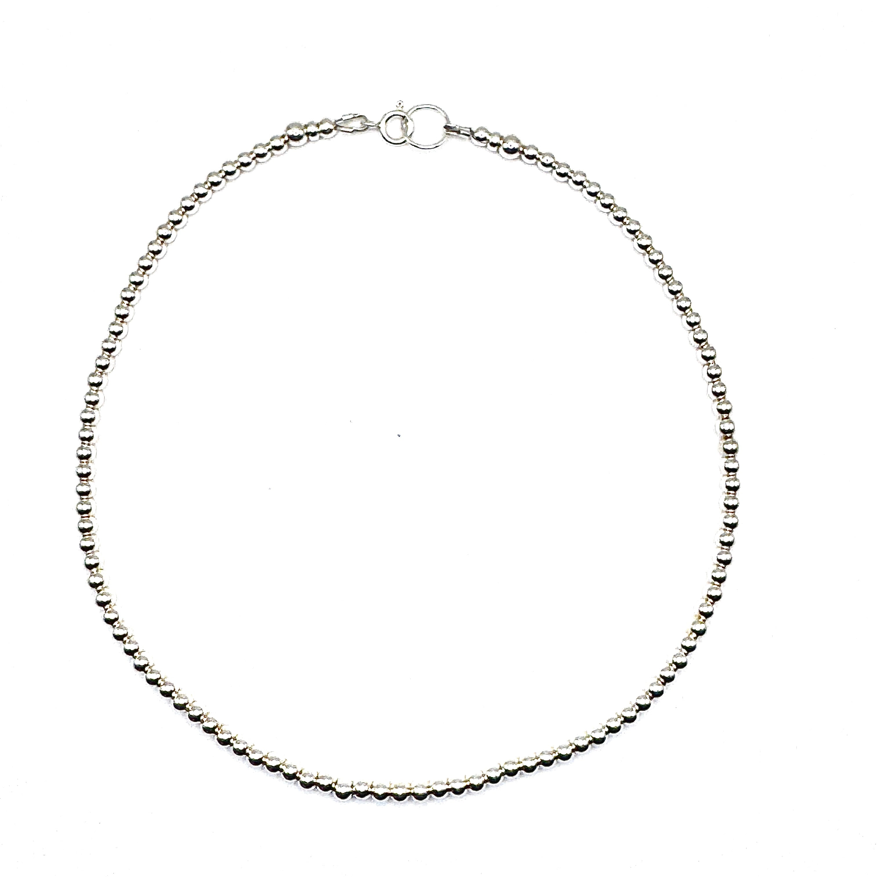 basic ketting sterling zilver 4mm