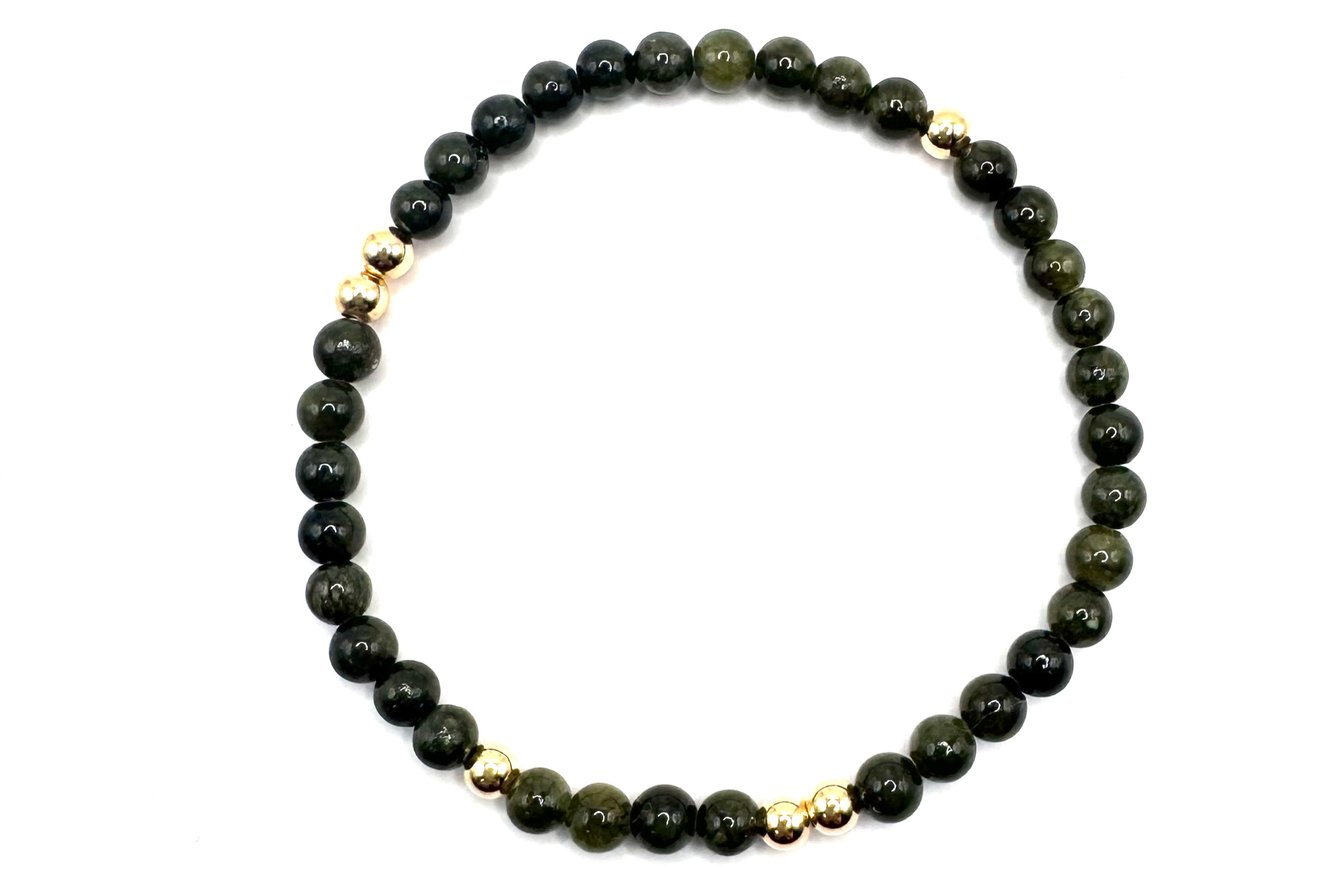 armband met marmer en goldfilled