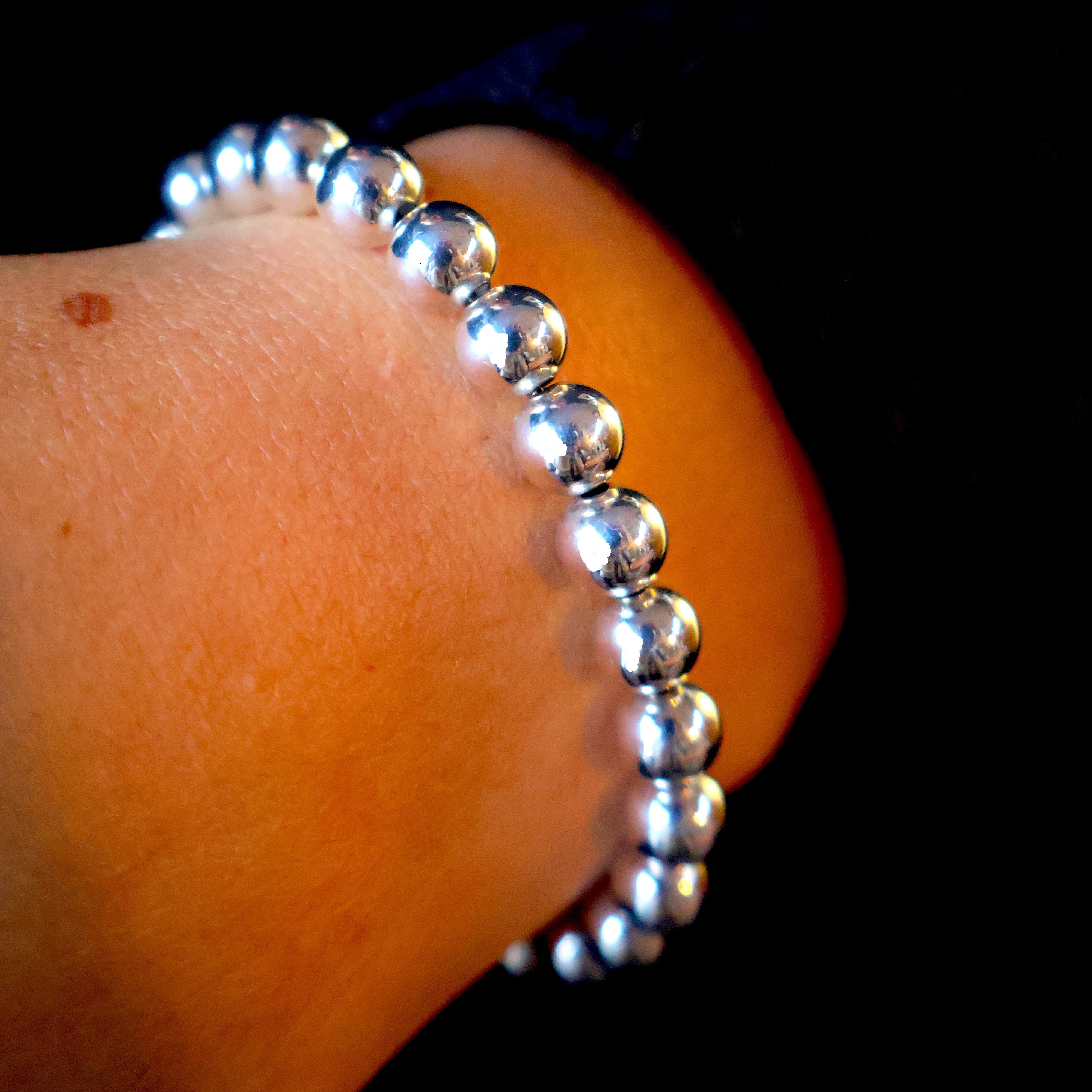 basic armbandje sterling zilver 5mm